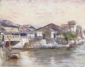 En rolig vandvej af Mortimer Ludington Menpes